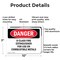 Signmission D-Class Fire Extinguisher For Use On Combustible Danger Sign, Aluminum, 10in W x 7in L, 2PK OS-2PACK-DS-A-710-L-2377 - alternate 2